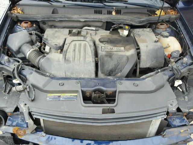 1G1AL15F187263303 - 2008 CHEVROLET COBALT LT BLUE photo 7