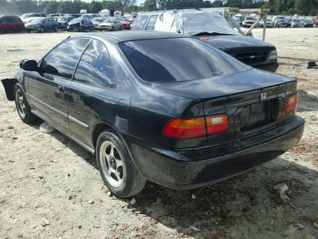 1HGEJ112XSL018534 - 1995 HONDA CIVIC EX BLACK photo 3