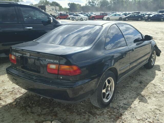 1HGEJ112XSL018534 - 1995 HONDA CIVIC EX BLACK photo 4