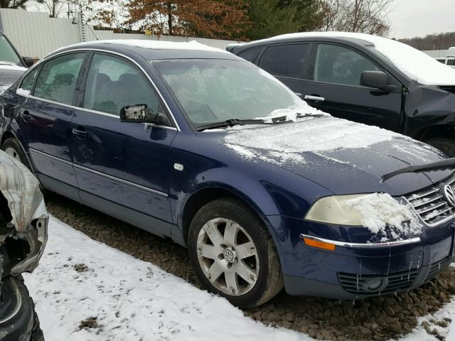 WVWRH63B92P340967 - 2002 VOLKSWAGEN PASSAT GLX BLUE photo 1