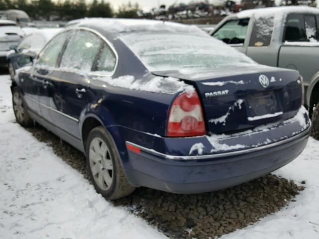 WVWRH63B92P340967 - 2002 VOLKSWAGEN PASSAT GLX 蓝色 照片 3