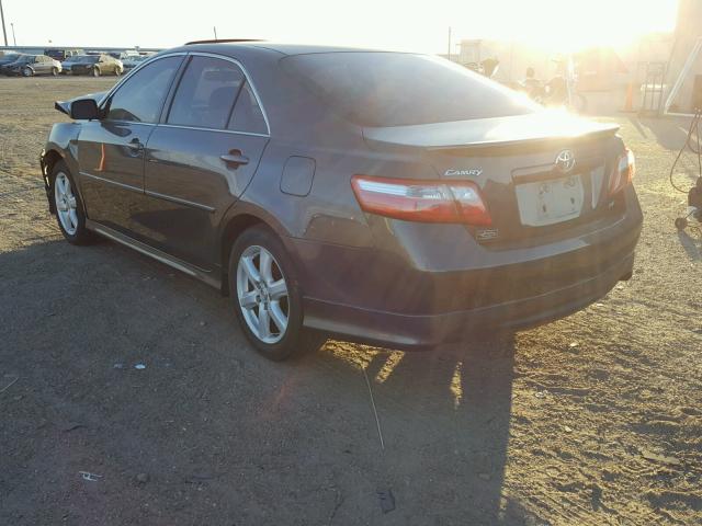 4T1BE46K99U390477 - 2009 TOYOTA CAMRY BASE GRAY photo 3