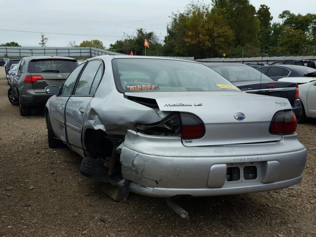 1G1NE52J72M629351 - 2002 CHEVROLET MALIBU LS 银色 照片 3