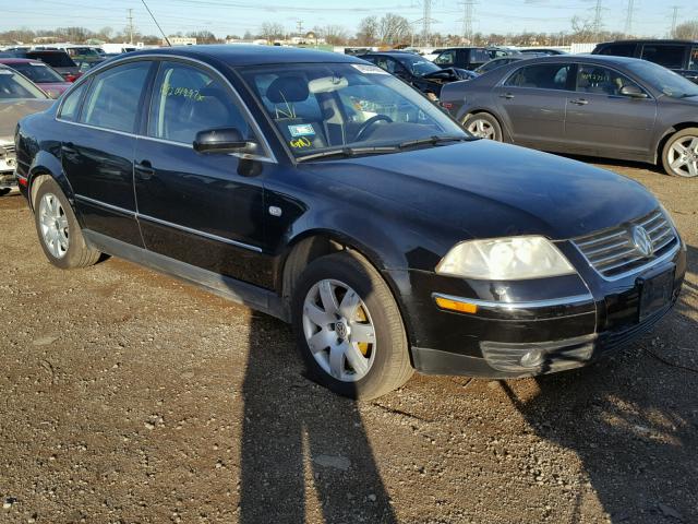 WVWRH63B52P433680 - 2002 VOLKSWAGEN PASSAT GLX BLACK photo 1