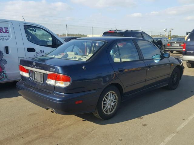 JNKCP11A6YT312399 - 2000 INFINITI G20 BLUE photo 4