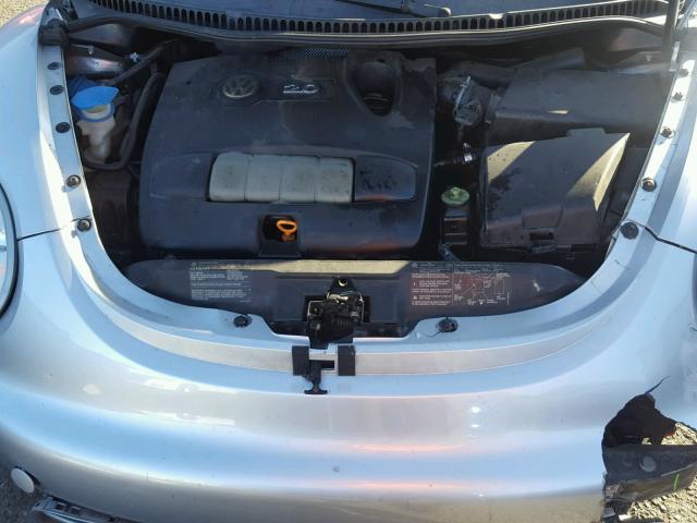 3VWCM31Y04M312911 - 2004 VOLKSWAGEN NEW BEETLE SILVER photo 7