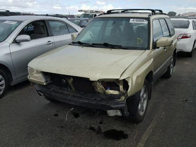 JF1SF65561G733814 - 2001 SUBARU FORESTER S Qəhvəyi foto 2