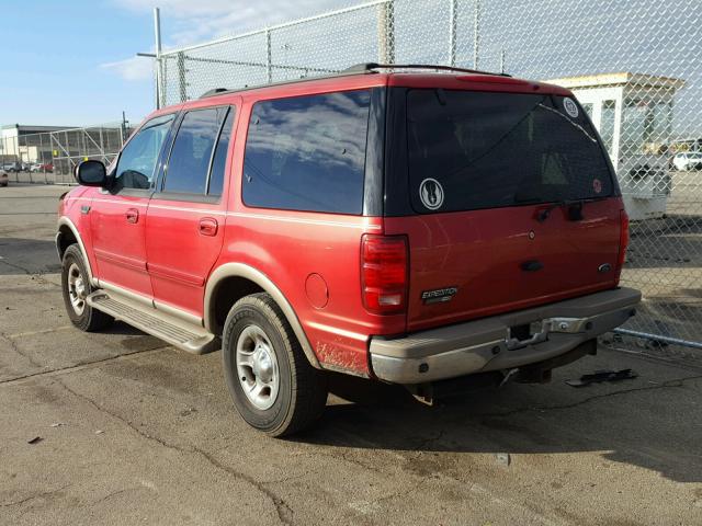 1FMFU18L21LA63700 - 2001 FORD EXPEDITION MAROON photo 3