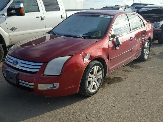 3FAHP08186R159178 - 2006 FORD FUSION SEL RED photo 2