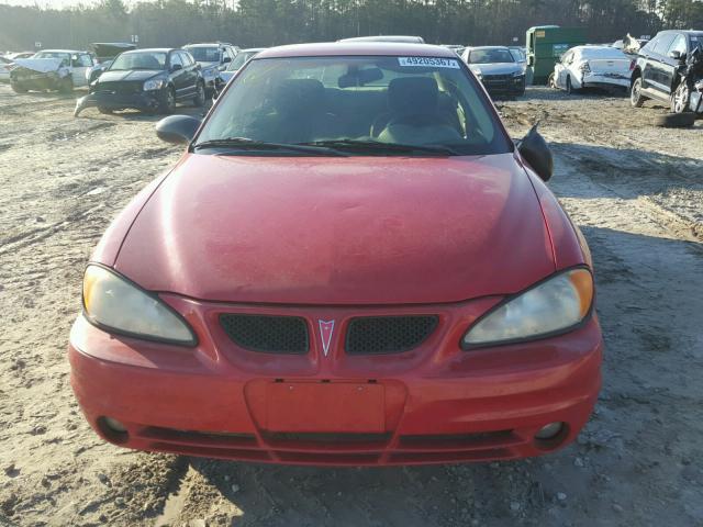 1G2NF52F13C120304 - 2003 PONTIAC GRAND AM S RED photo 9