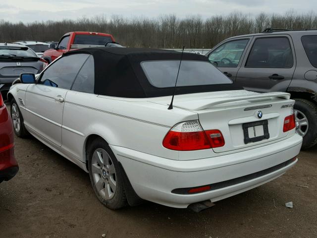 WBABW33415PL38168 - 2005 BMW 325 CI WHITE photo 3