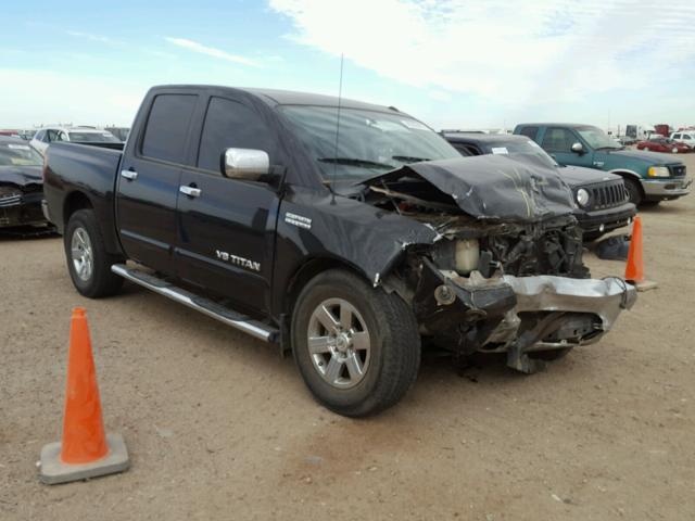 1N6BA0ED9EN510422 - 2014 NISSAN TITAN S BLACK photo 1