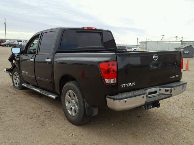 1N6BA0ED9EN510422 - 2014 NISSAN TITAN S BLACK photo 3