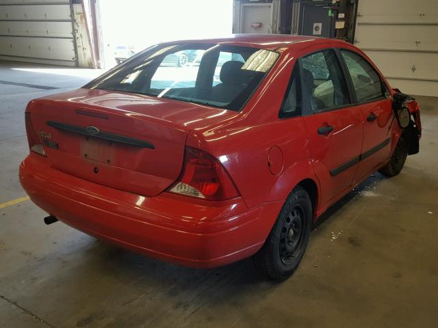 1FAFP33P51W197350 - 2001 FORD FOCUS LX RED photo 4