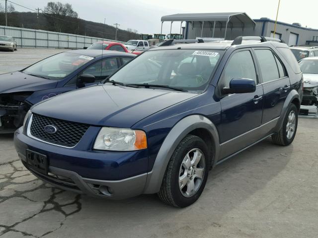 1FMDK02135GA73049 - 2005 FORD FREESTYLE BLUE photo 2