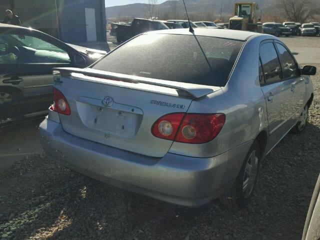 1NXBR32E95Z397695 - 2005 TOYOTA COROLLA CE SILVER photo 4