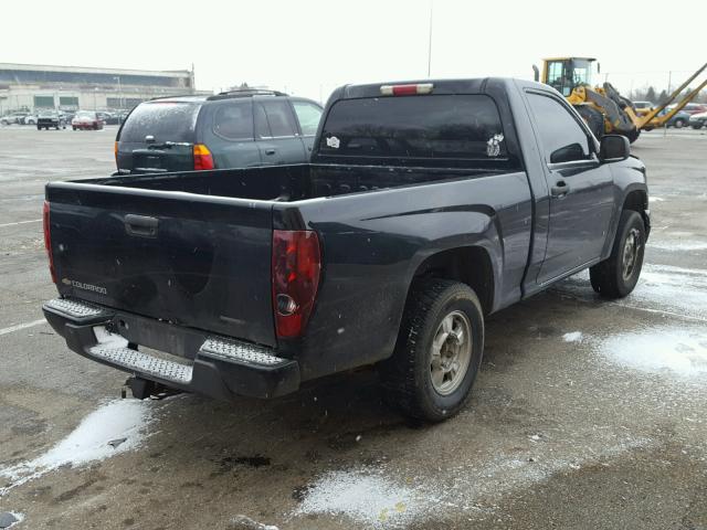 1GCCS148468319862 - 2006 CHEVROLET COLORADO BLACK photo 4