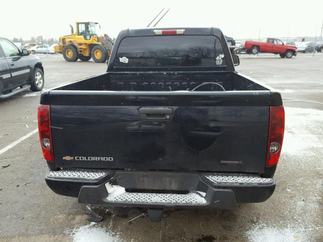 1GCCS148468319862 - 2006 CHEVROLET COLORADO BLACK photo 6