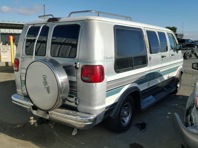 2B6HB21Y1SK516547 - 1995 DODGE RAM VAN B2 WHITE photo 4