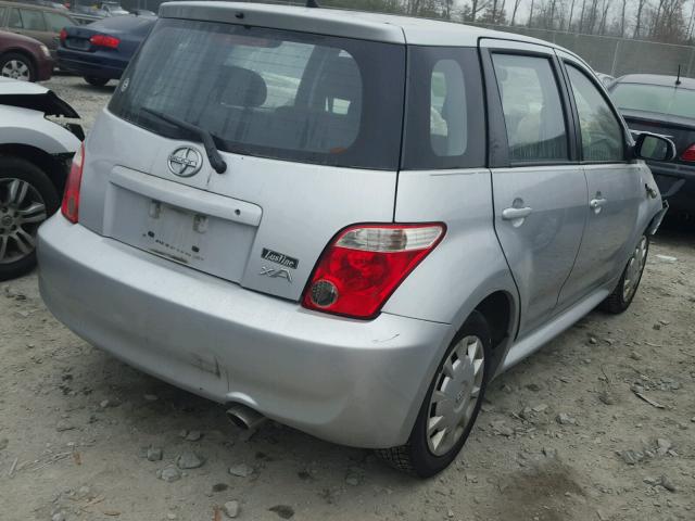 JTKKT604460168599 - 2006 TOYOTA SCION XA SILVER photo 4