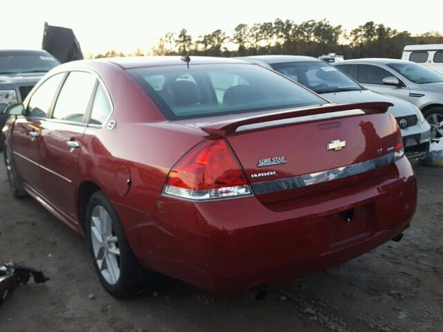 2G1WC5E39E1114889 - 2014 CHEVROLET IMPALA LIM RED photo 3