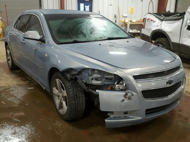 1G1ZJ57B88F230220 - 2008 CHEVROLET MALIBU 2LT BLUE photo 1