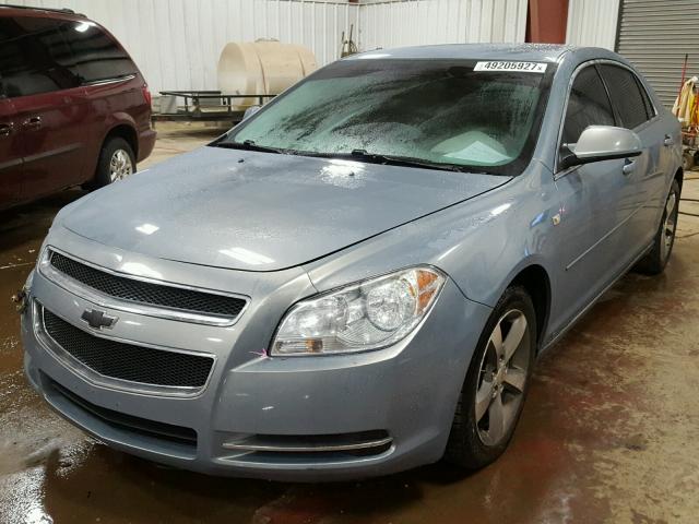 1G1ZJ57B88F230220 - 2008 CHEVROLET MALIBU 2LT BLUE photo 2