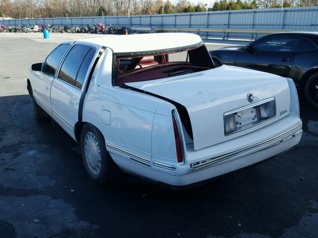 1G6KD54Y1XU733691 - 1999 CADILLAC DEVILLE WHITE photo 3