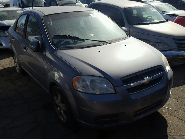 KL1TD56638B039649 - 2008 CHEVROLET AVEO BASE Сұр фото 1