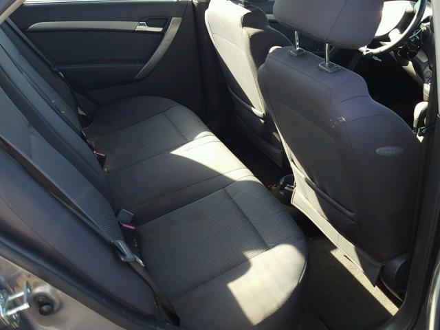 KL1TD56638B039649 - 2008 CHEVROLET AVEO BASE Сұр фото 6