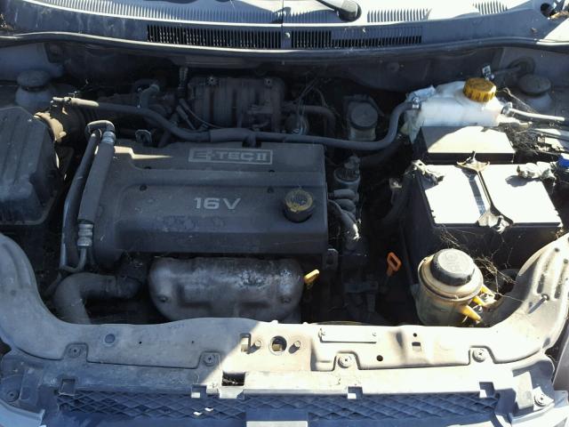 KL1TD56638B039649 - 2008 CHEVROLET AVEO BASE Сұр фото 7
