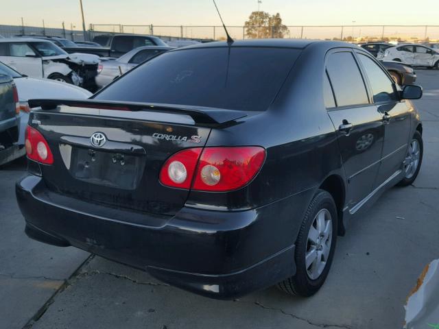 1NXBR32E66Z728282 - 2006 TOYOTA COROLLA CE BLACK photo 4