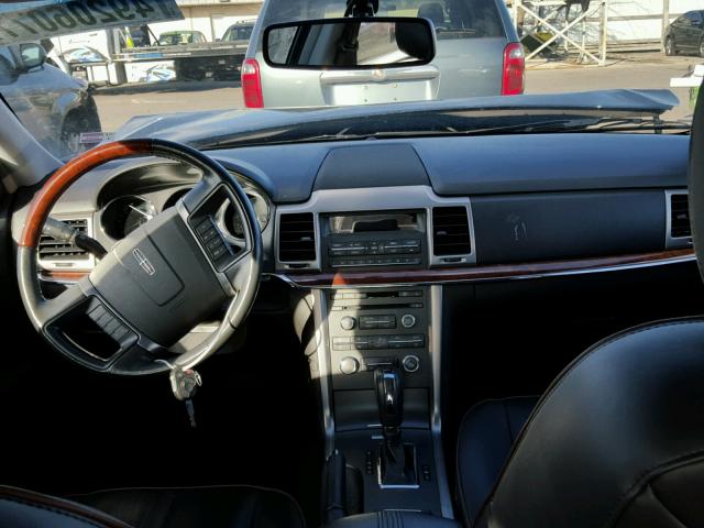 3LNHL2GC4CR803920 - 2012 LINCOLN MKZ Սև լուսանկար 9