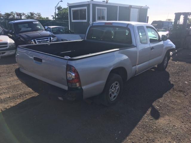 5TFTX4CN8BX004704 - 2011 TOYOTA TACOMA ACC SILVER photo 4