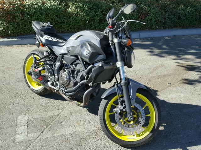 JYARM06Y8GA003012 - 2016 YAMAHA FZ07 C CHARCOAL photo 1