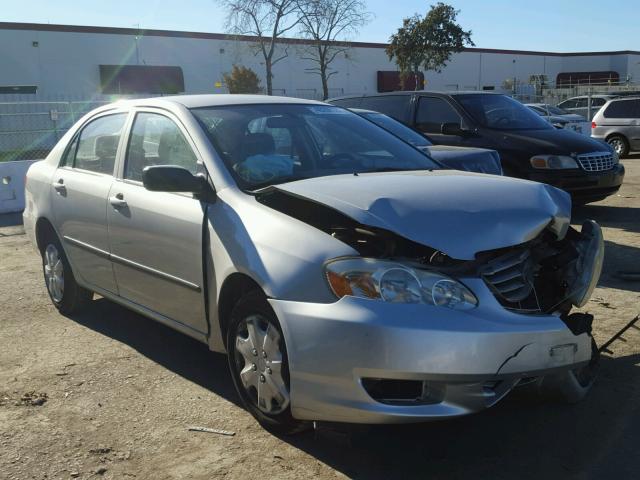 1NXBR32E64Z335282 - 2004 TOYOTA COROLLA CE SILVER photo 1