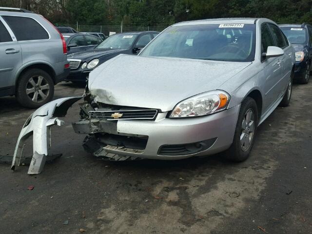 2G1WG5EK9B1320060 - 2011 CHEVROLET IMPALA LT SILVER photo 2