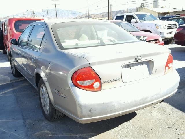 JN1CA31D21T621482 - 2001 NISSAN MAXIMA GXE GRAY photo 3