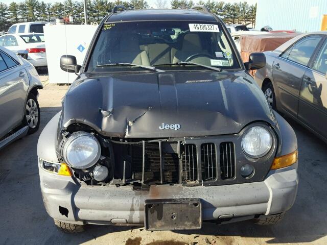 1J4GL48K95W655209 - 2005 JEEP LIBERTY SP BLACK photo 9