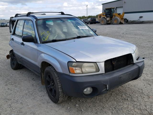 JF1SG63665H725690 - 2005 SUBARU FORESTER 2 GRAY photo 1