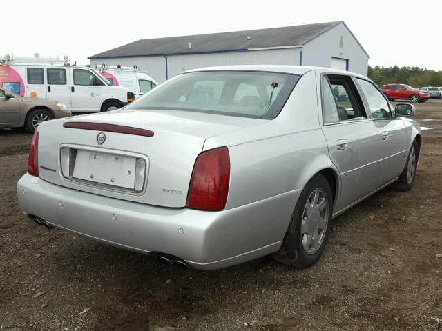 1G6KF57991U165552 - 2001 CADILLAC DEVILLE DT SILVER photo 4