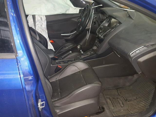 1FADP3L99FL349485 - 2015 FORD FOCUS ST BLUE photo 5