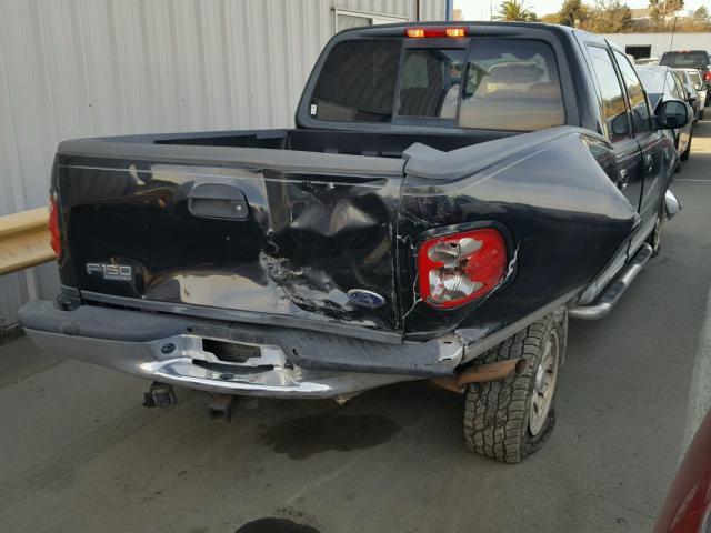 1FTRW07643KB17945 - 2003 FORD F150 SUPER BLACK photo 4