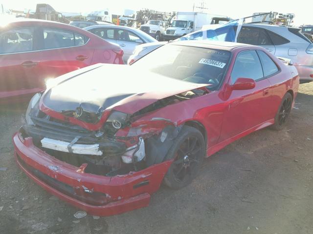 JHMBB6146YC005610 - 2000 HONDA PRELUDE RED photo 2