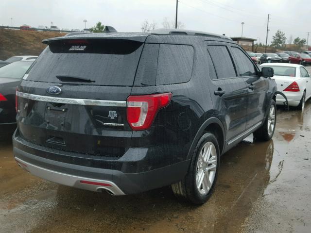 1FM5K7D82GGD25979 - 2016 FORD EXPLORER X BLACK photo 4