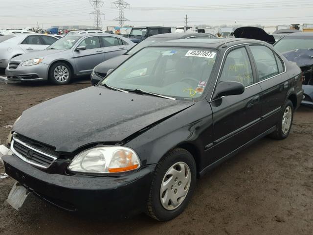 1HGEJ8647VL034200 - 1997 HONDA CIVIC EX 黑色 照片 2