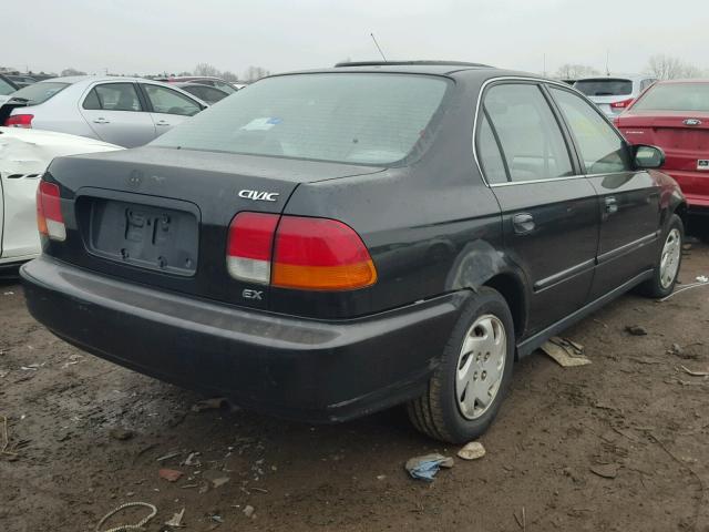 1HGEJ8647VL034200 - 1997 HONDA CIVIC EX 黑色 照片 4