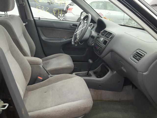1HGEJ8647VL034200 - 1997 HONDA CIVIC EX 黑色 照片 5