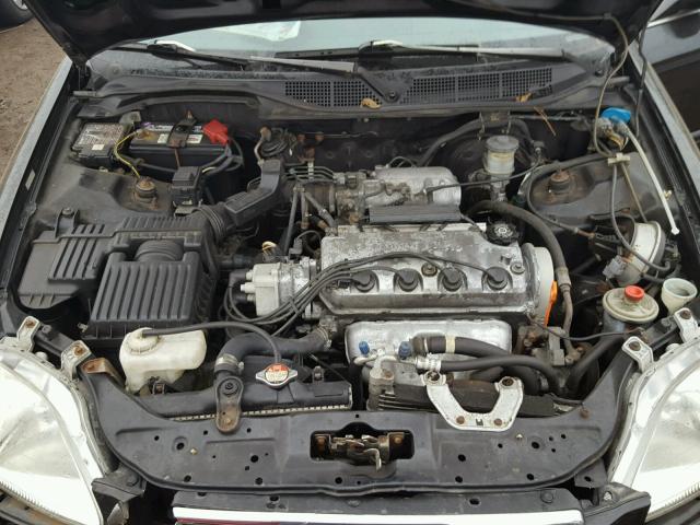 1HGEJ8647VL034200 - 1997 HONDA CIVIC EX 黑色 照片 7