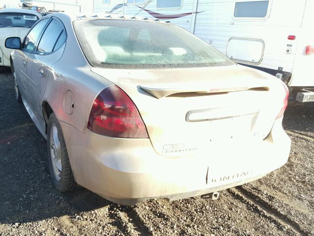 2G2WR524941344258 - 2004 PONTIAC GRAND PRIX GOLD photo 3